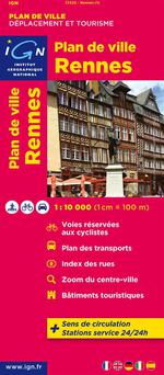 PLAN DE VILLE RENNES