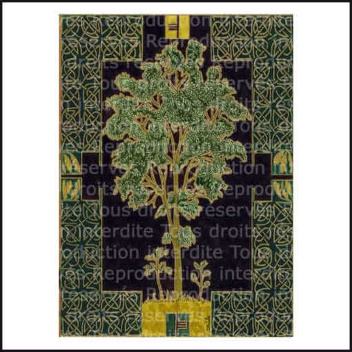 Carte calendrier celtique des arbres: Nion-le frêne