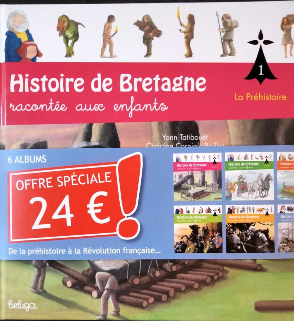 Histoire de Bretagne racontée aux enfants en 6 volumes