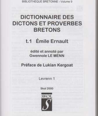 Dictons et proverbes - Emile Ernault