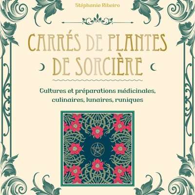 Carrés de plantes de sorcière