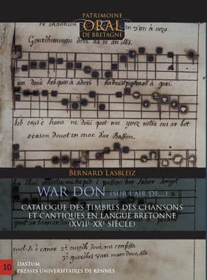 War don, catalogue des timbres des chansons et cantiques en langue bretonne