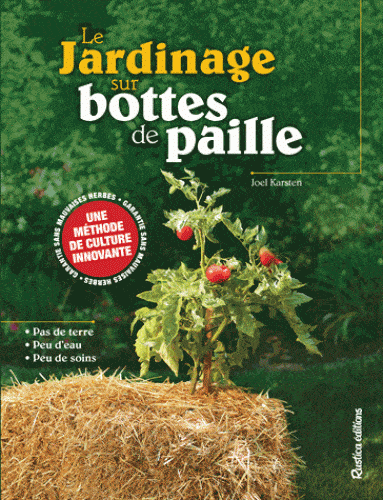 le jardinage sur botte de paille